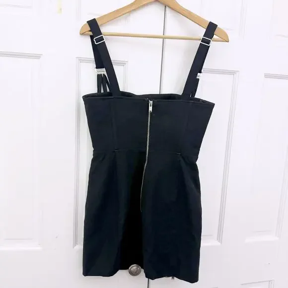 Dion Lee FAN LACE ZIP MINI DRESS